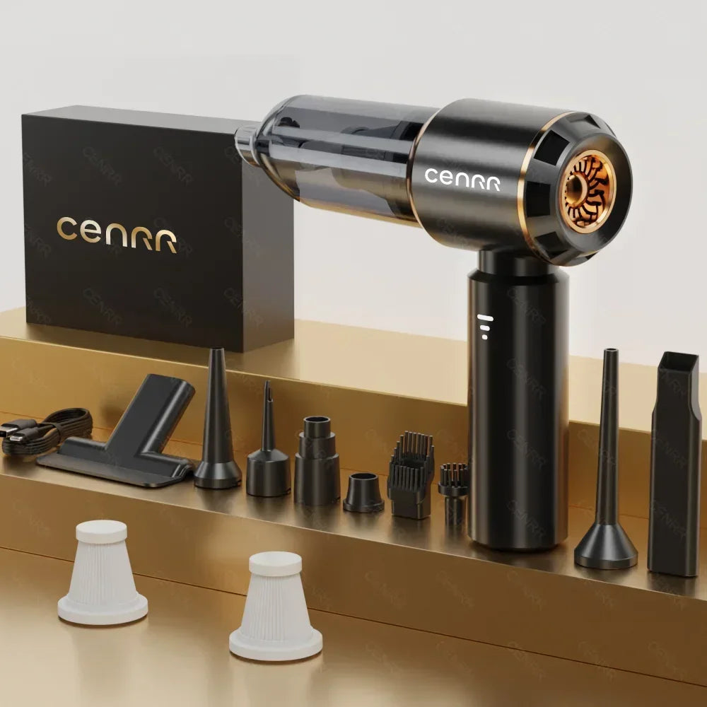 CENRR Pro Max Trådlös Dammsugare – 998000PA, 3×2000mAh, Blås & Sug