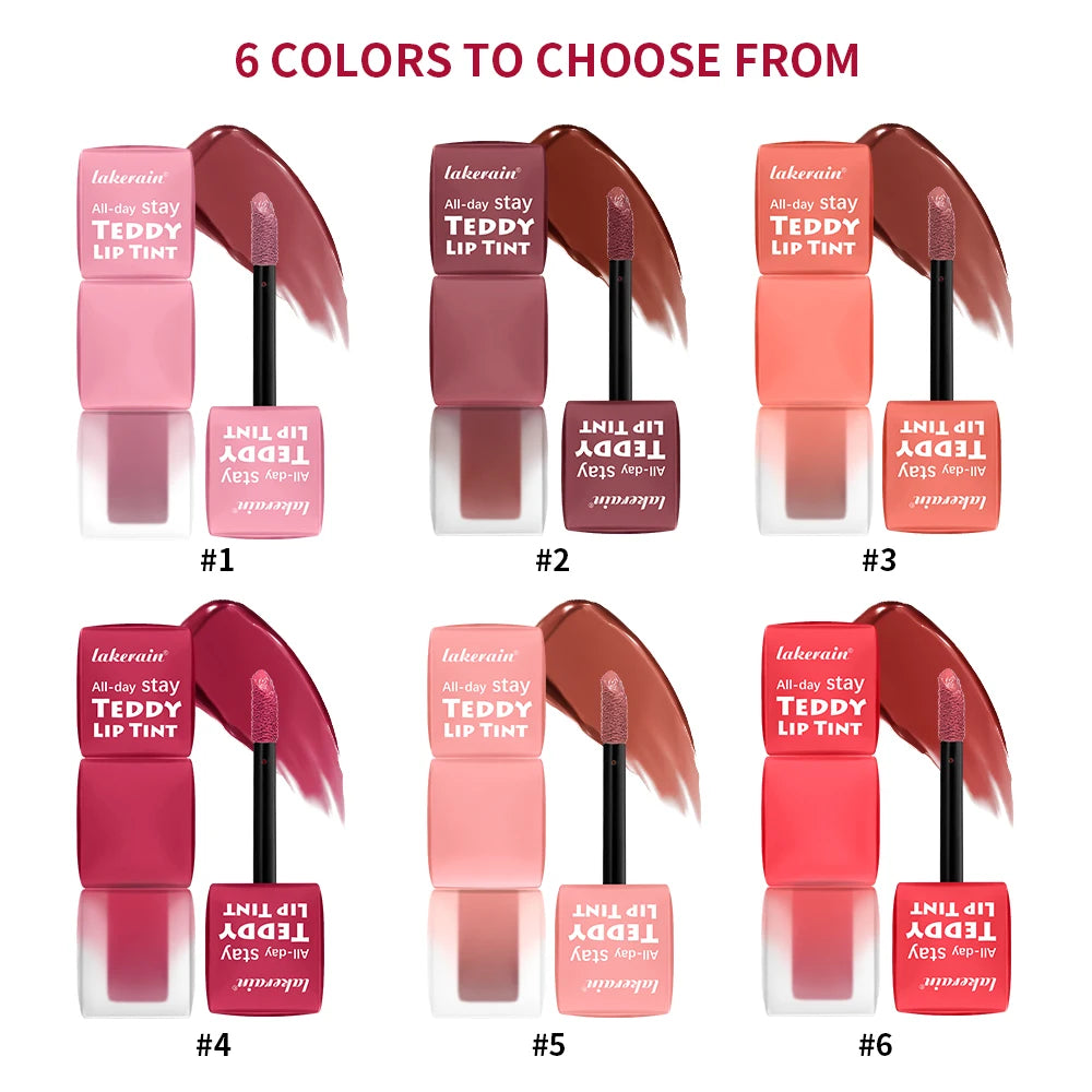 Teddy Lip Tint – Vattenfast Läppfärg med Matt Finish – Upp till 12h Hållbarhet
