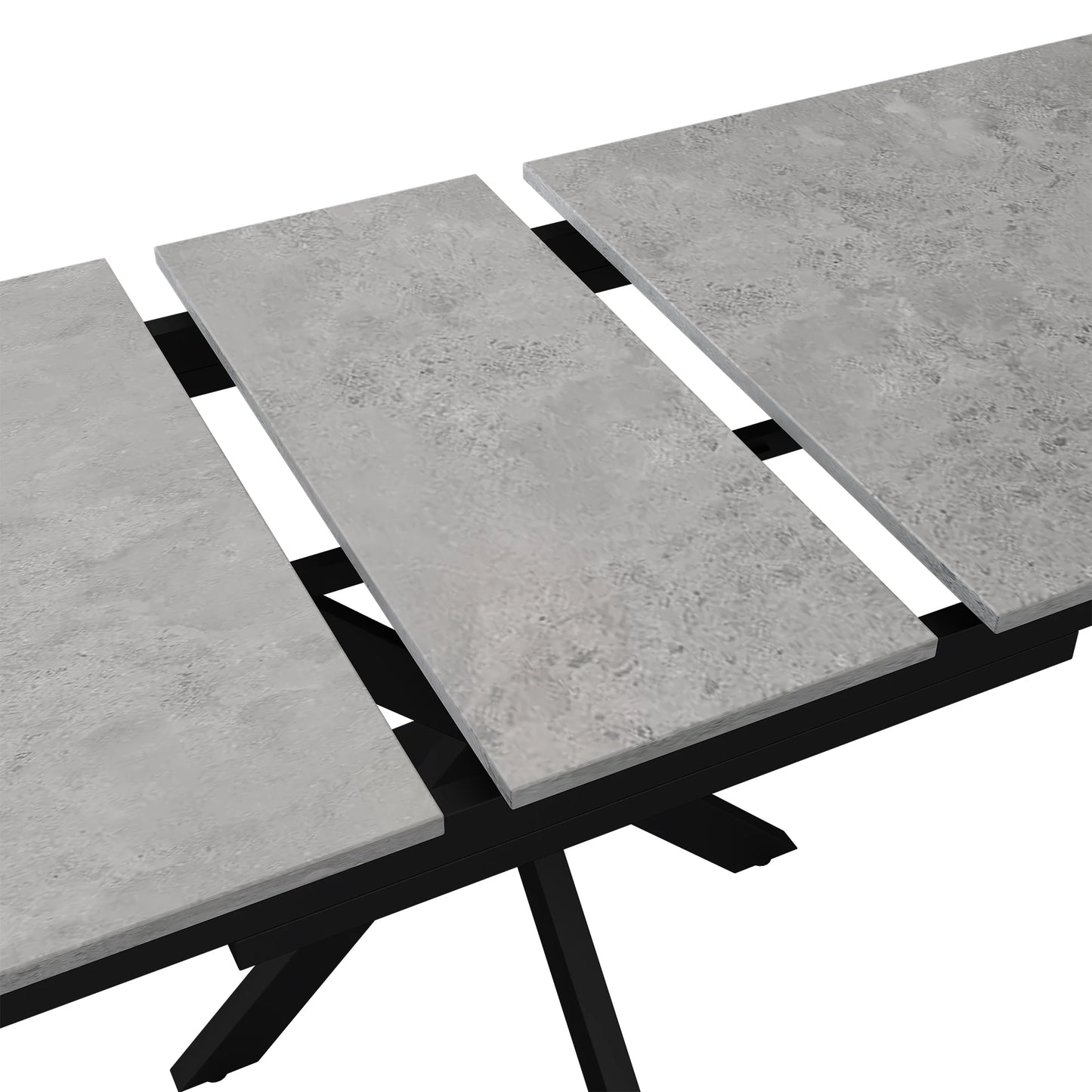 Utdragbart Matbord – Automatisk Funktion, Rektangulär Design, Modern Stil för Matsal & Vardagsrum