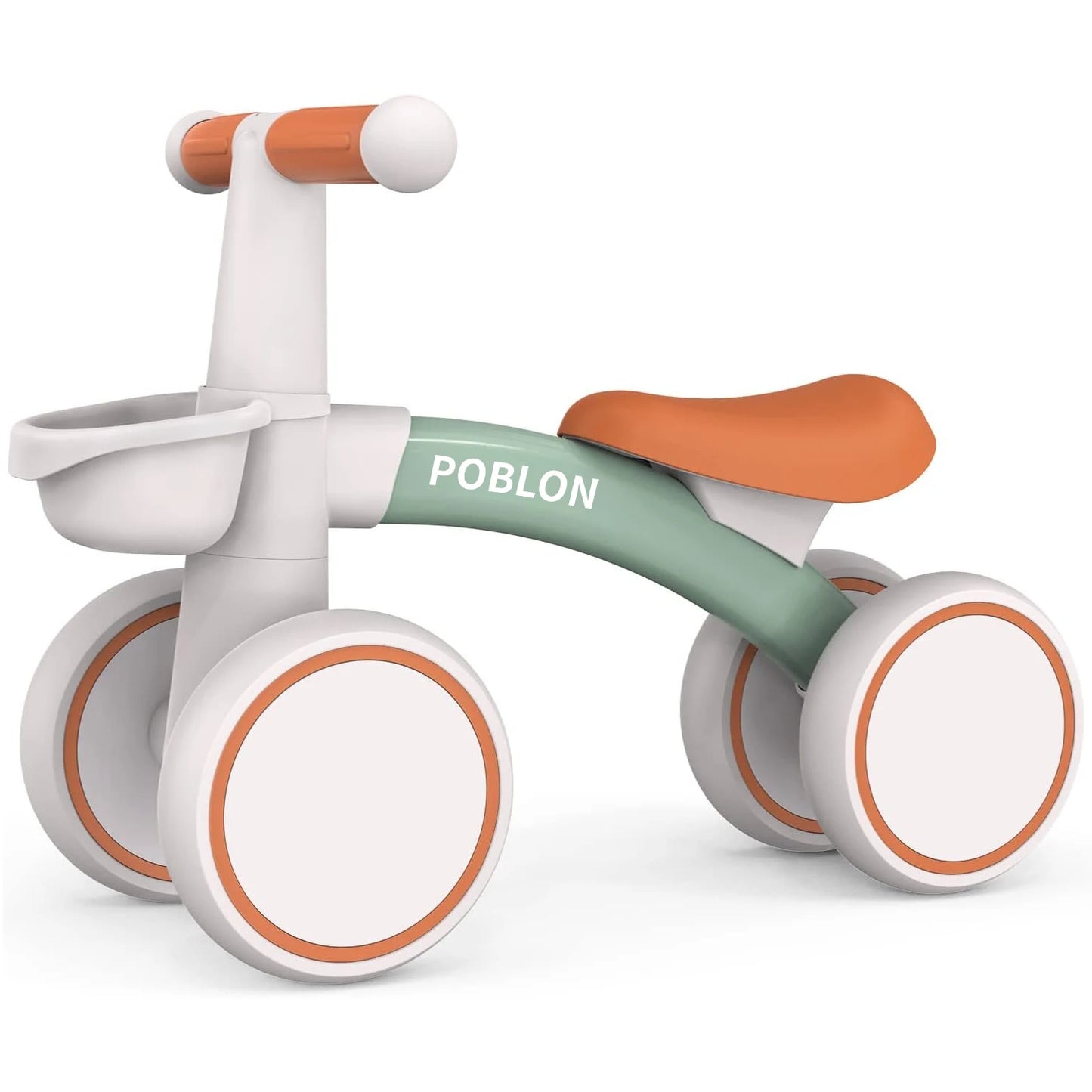 Baby Balanscykel med 4 Hjul – För Barn 12–24 Månader | Utan Pedaler