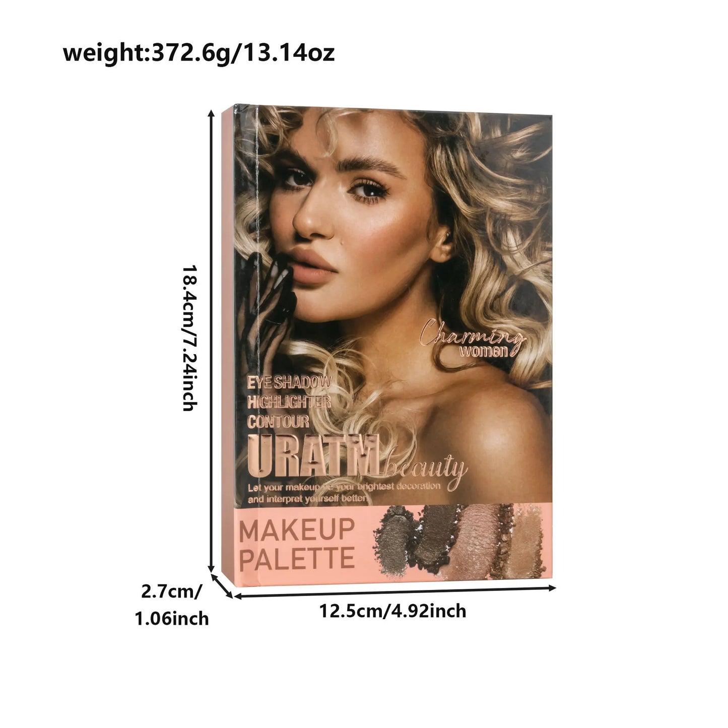 đ Professionell Makeup-palett med 54 fĂ€rger â Allt-i-ett: Ăgonskugga, Rouge, Highlighter & Contouring