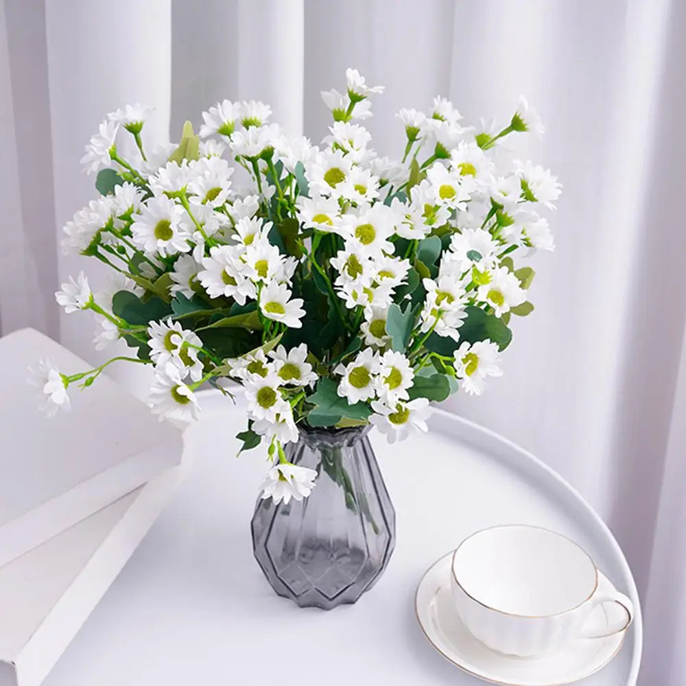 Konstgjorda Höstblommor – Vattentåliga Mumsblommor för Utomhus & Inomhus (5-pack)