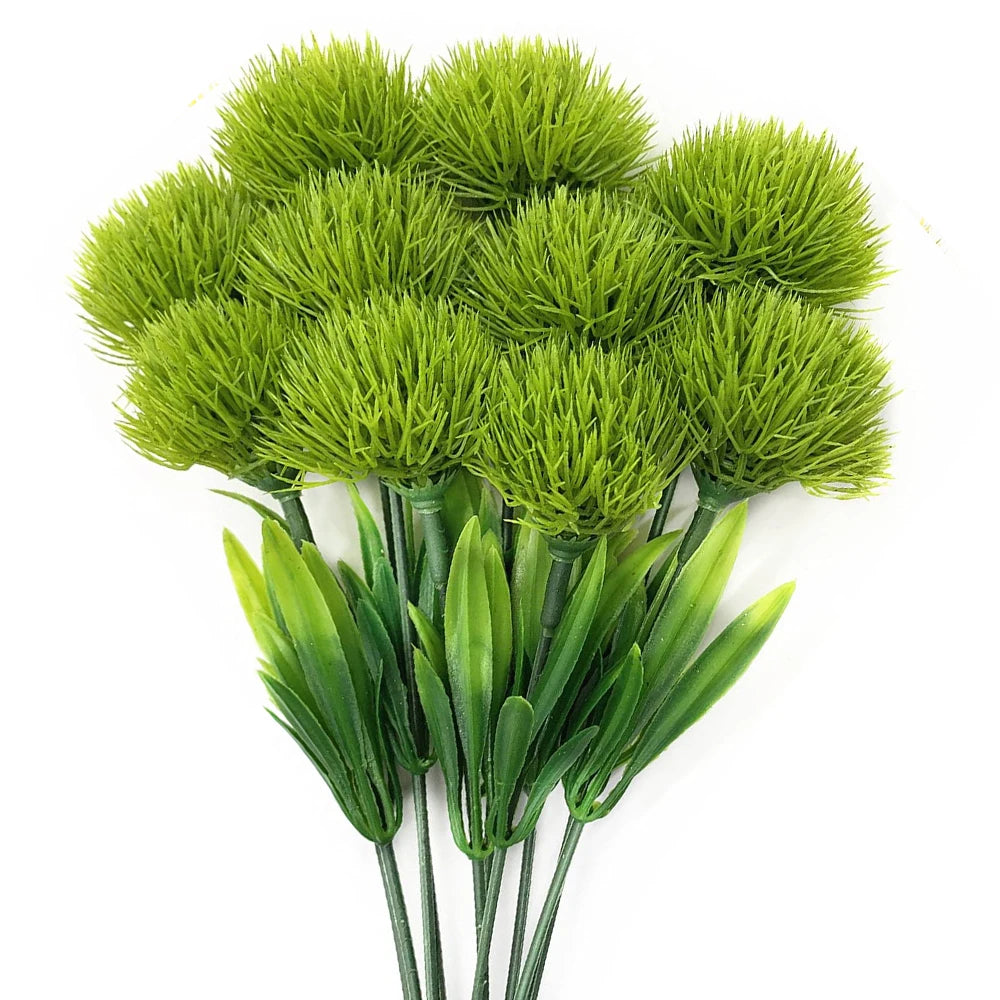 10-pack konstgjorda maskrosblommor – Dekorationsbukett för bröllop, fest och hem