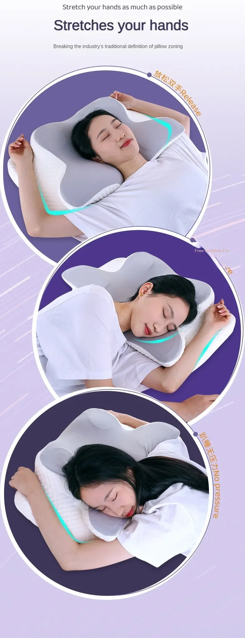 Ergonomisk Nackkudde i Memory Foam – Ortopedisk