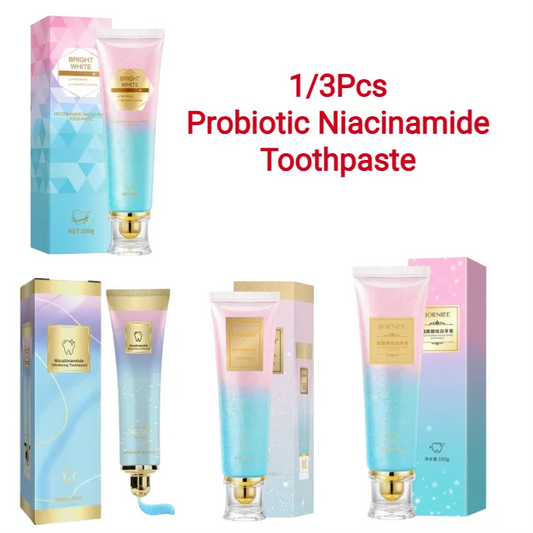 🦷 Niacinamid Tandkräm – Vitare Leende & Fräsch Andedräkt (1/3-pack)
