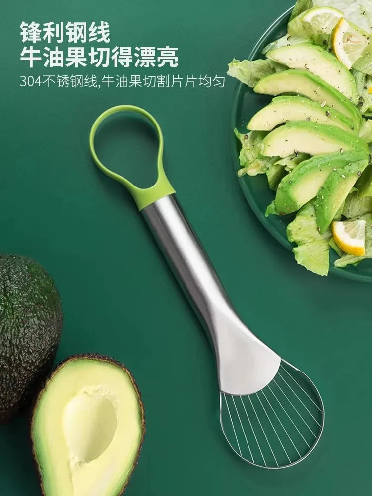 đ„ Avokadokniv i Rostfritt StĂ„l â Frukt- & GrönsaksskĂ€rare | Praktiskt Kökstillbehör