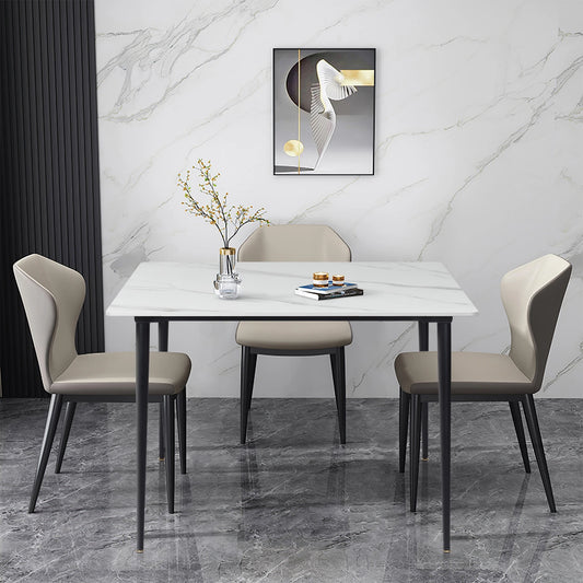 Wisfor Matbord i Sintrad Sten – Modern Rektangulär Design för 2–4 Personer