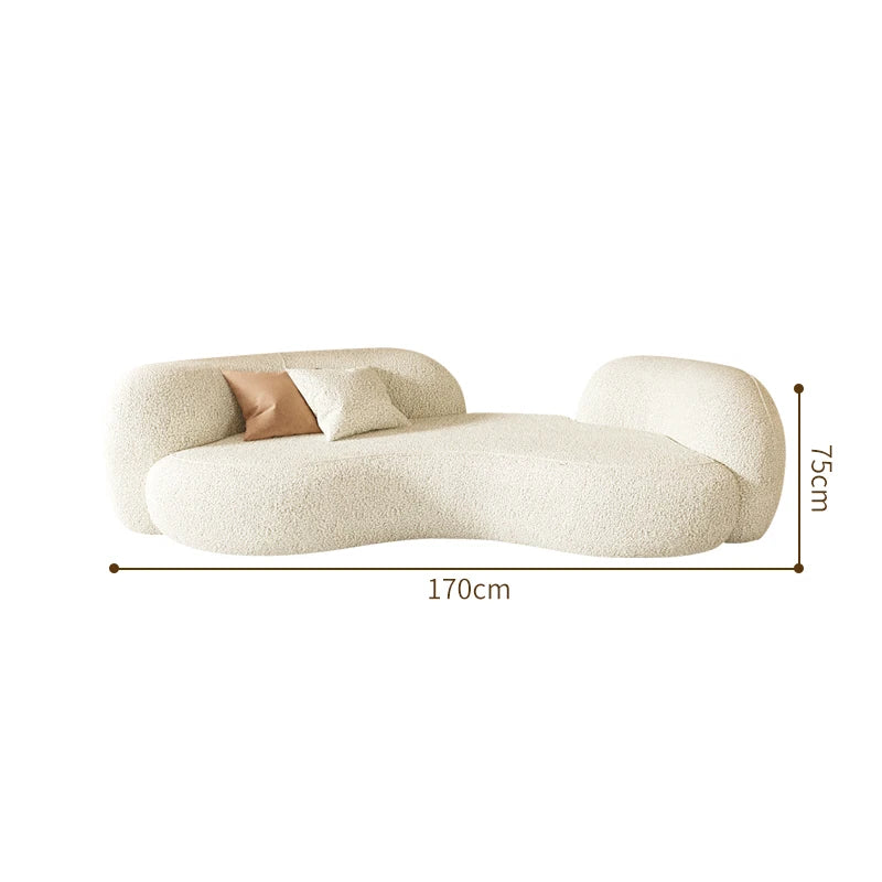 Nordisk Lyxig Hörnsoffa – Berberfleece & Modern Design – För Vuxna & Vardagsrum
