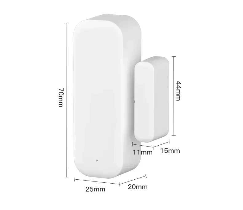 Tuya WiFi Dörr- & Fönstersensor – Smart Trådlös Detektor med Appstyrning