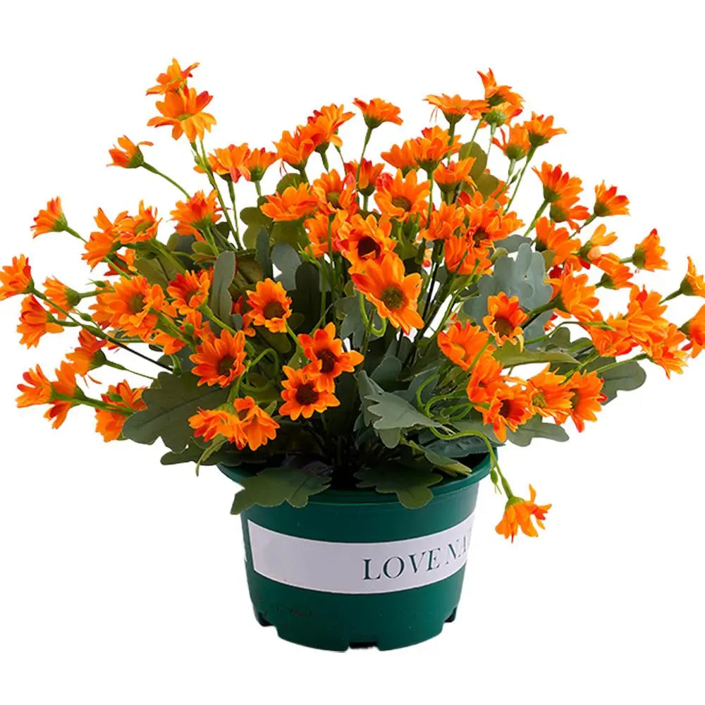 Konstgjorda Höstblommor – Vattentåliga Mumsblommor för Utomhus & Inomhus (5-pack)