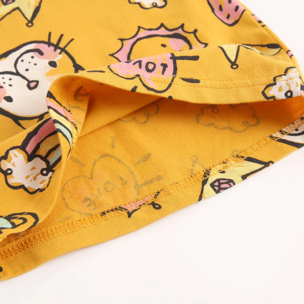 Sanlutoz Baby Pyjamas – 100% Kammad Bomull – Djurmotiv – 2-delad Set för Nyfödda & Småbarn (0–4 år)