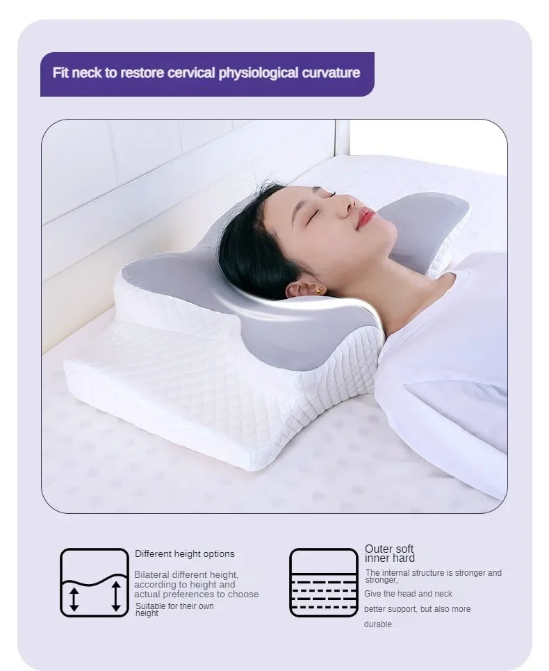 Ergonomisk Nackkudde i Memory Foam – Ortopedisk