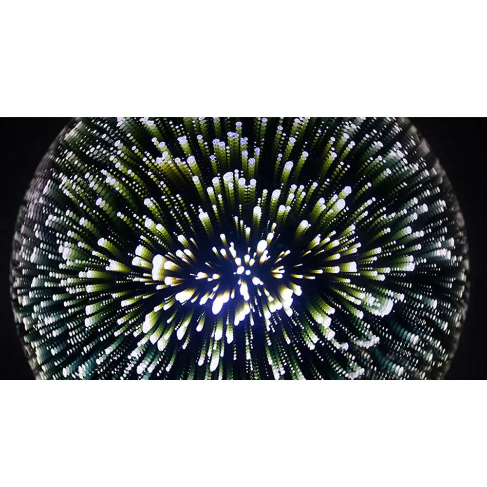 3D Glaspendel Fyrverkeristil – Modern Taklampa (22 × 32 cm)