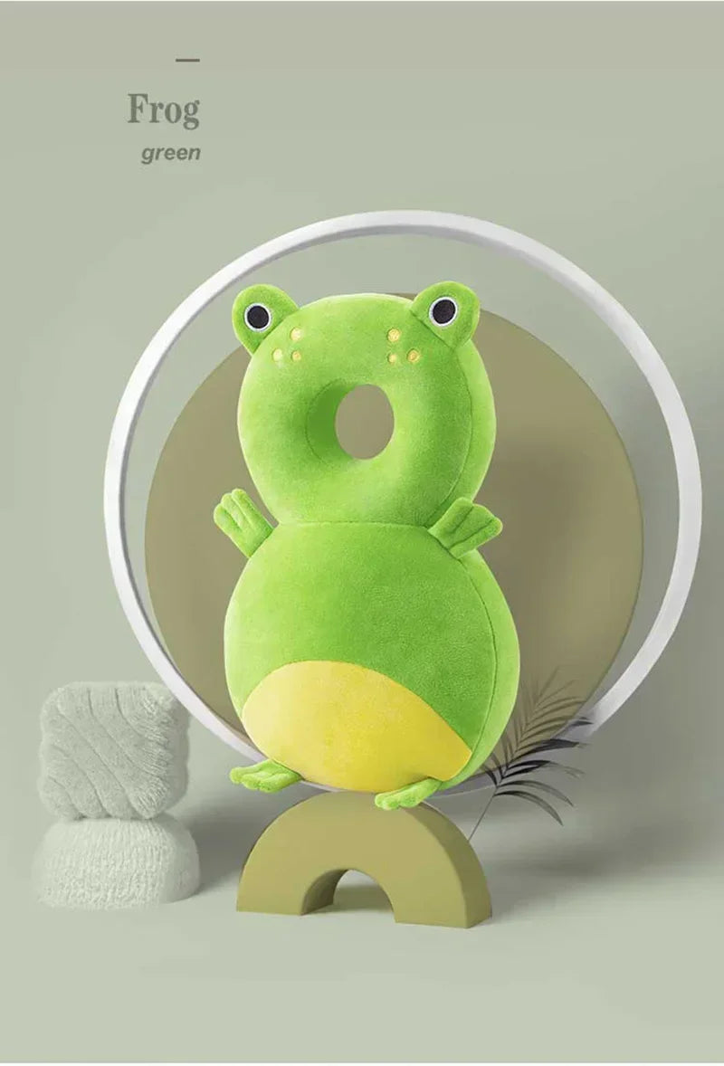 Baby Fallskyddskudde – Mjuk Ryggsäck med Nackstöd & Huvudskydd, Djurdesign