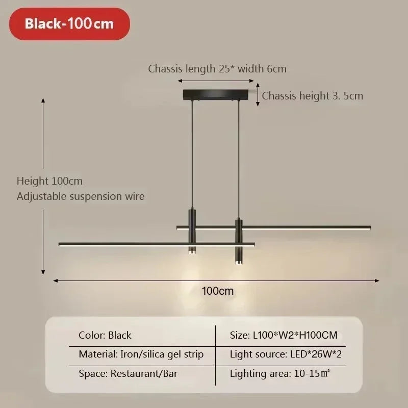 CETANT LED Pendellampa – Justerbar Färgtemperatur & Ljusstyrka med Fjärrkontroll