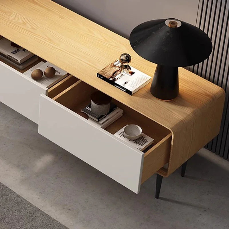 ANGDUO Glamour TV-bänk – Elegant Design med Smart Förvaring