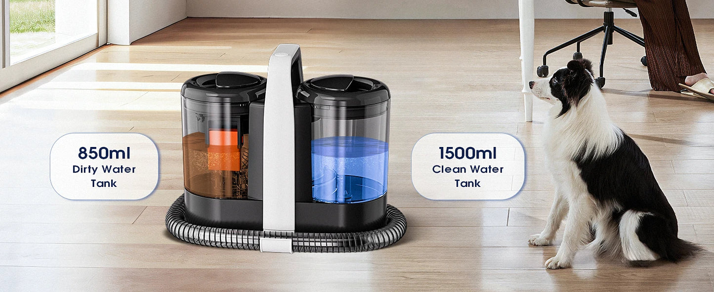 OMESER® W07 Fläckborttagare – 600W Möbel & Mattvård