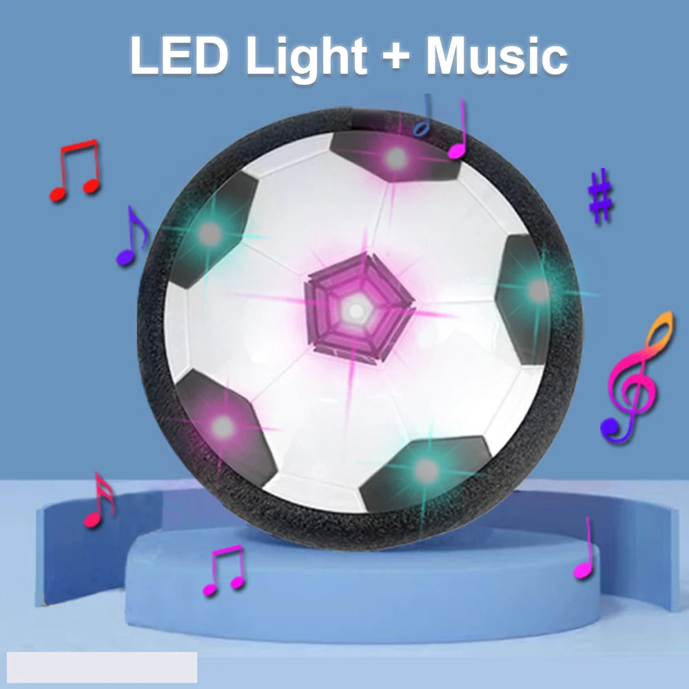 LED Hover Fotboll – Flygande Boll med Ljus – För Inomhus & Utomhuslek – 18cm