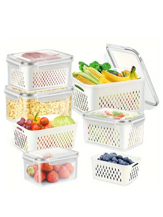 3-pack Premium Matlådor – Läckagesäkra, Stapelbara & Återanvändbara