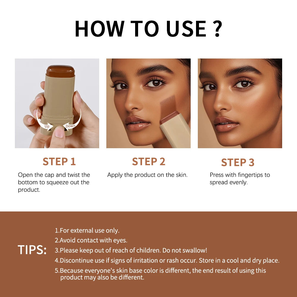 Stick Foundation Balm – Serum-Boostad Hudton & Hög Täckning