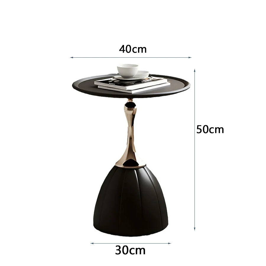 Nordiskt Soffbord i Järn – Rund Design med Modern Marockansk Stil
