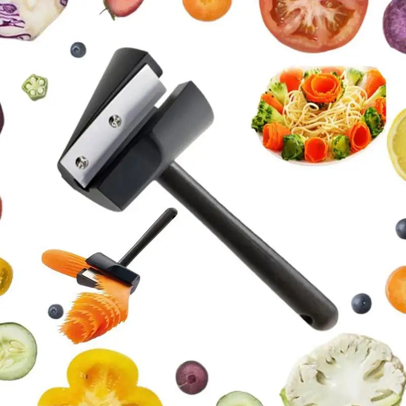 Spiralgrönsaksskärare – Kreativ blomrullare för dekorativ matlagning