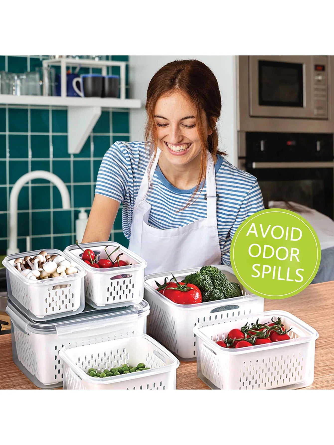 3-pack Premium Matlådor – Läckagesäkra, Stapelbara & Återanvändbara