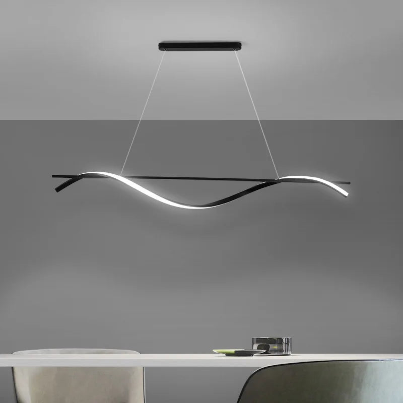 Postmodern LED Pendellampa – Minimalistisk Design för Matsal & Restaurang