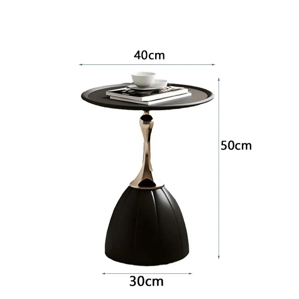 Nordiskt Soffbord i Järn – Rund Design med Modern Marockansk Stil
