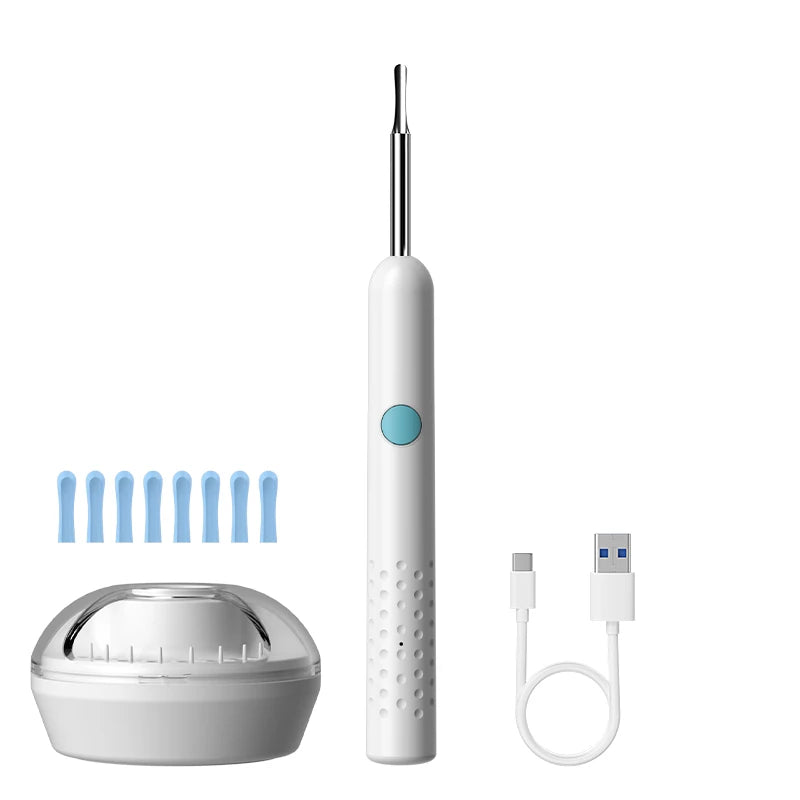 HD Visuell Öronkamera med WiFi – Vattentät 4.2mm med LED & Förvaringsfodral