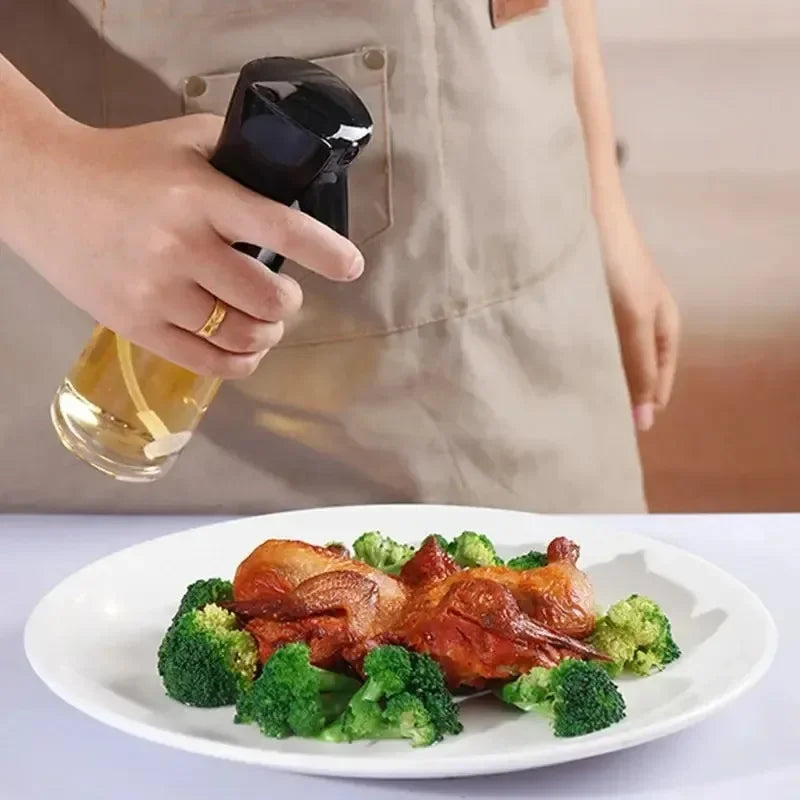 Oljedispenser med Sprayfunktion – 200ml/300ml/500ml – För Matlagning, Grill & Bakning