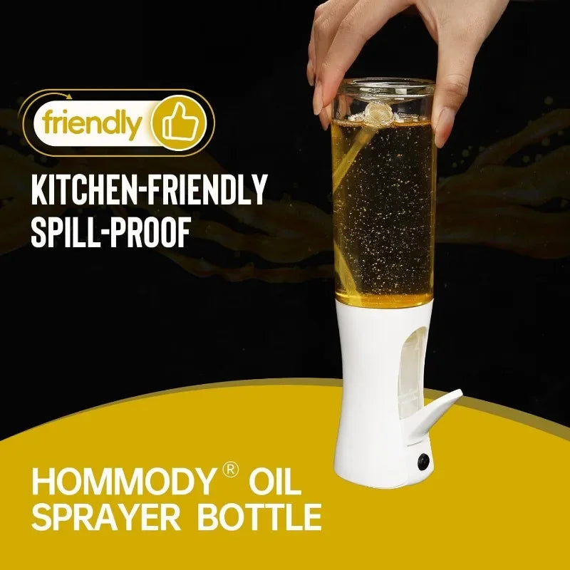 Oljedispenser med Sprayfunktion – 200ml/300ml/500ml – För Matlagning, Grill & Bakning