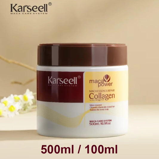 Karseell Collagen Hårinpackning – Djupverkande Återfuktning med Arganolja (100ml / 500ml)