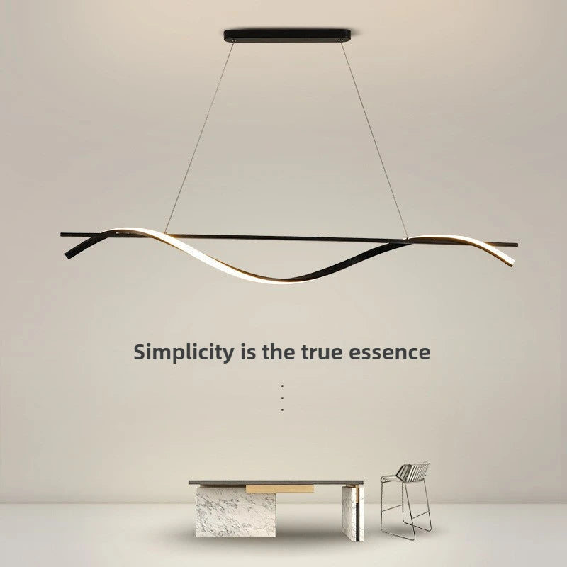Postmodern LED Pendellampa – Minimalistisk Design för Matsal & Restaurang