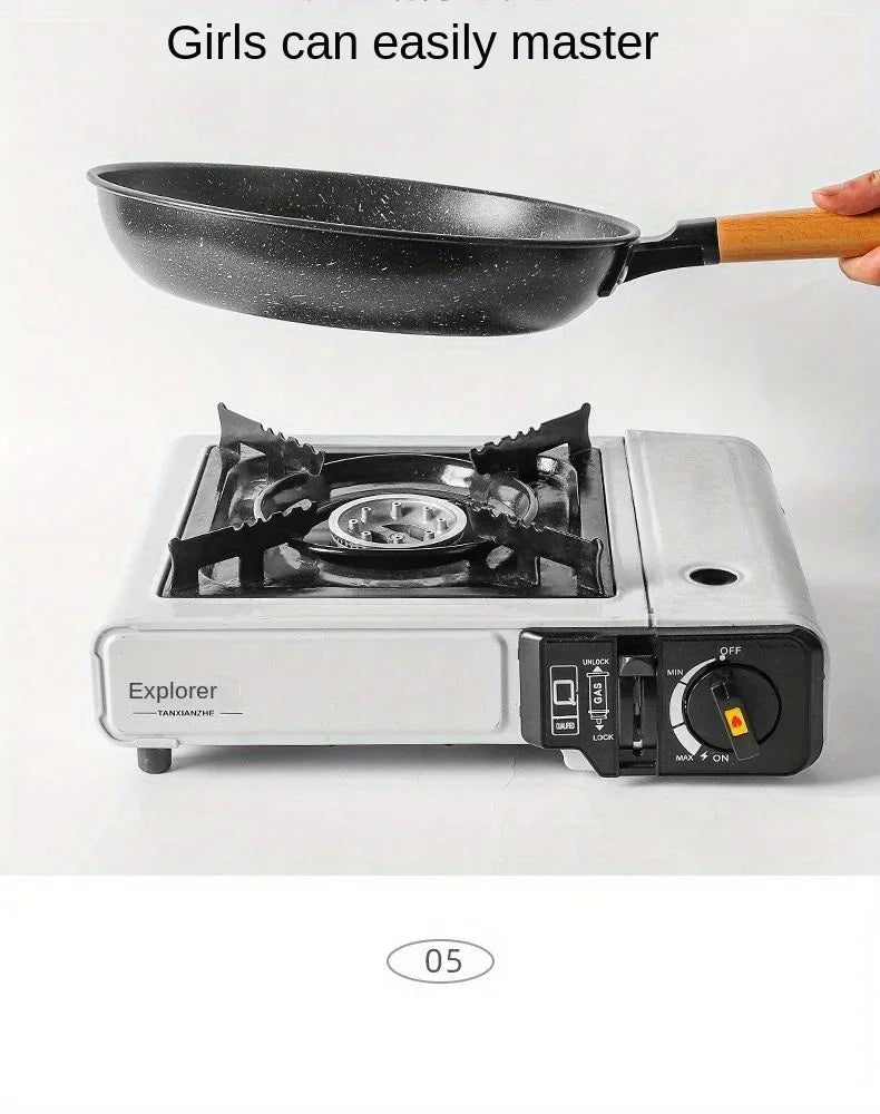 28 cm Stekpanna i Gjutjärn – Nonstick – För Kött، Fisk & Wok – Induktion/Gas Kompatibel