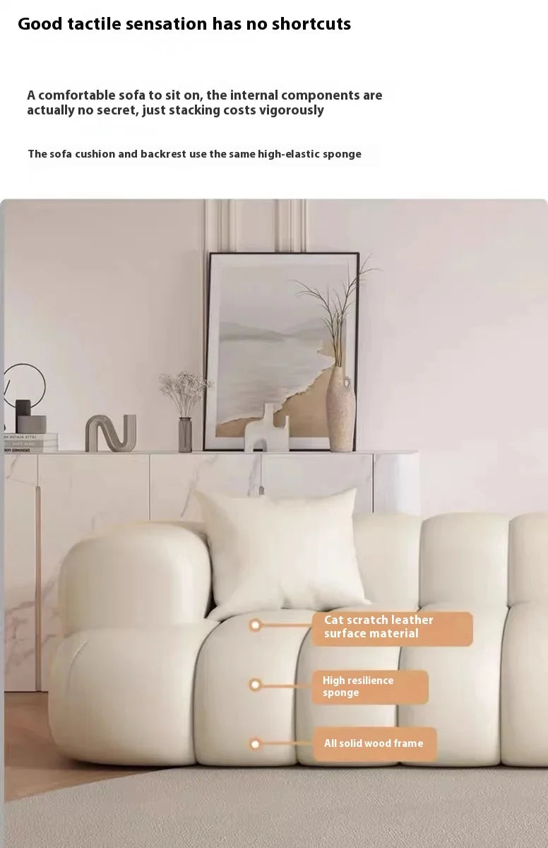 Lyxig Modern Hörnsoffa – Minimalistisk L-formad Design – För Vardagsrum & Barnrum