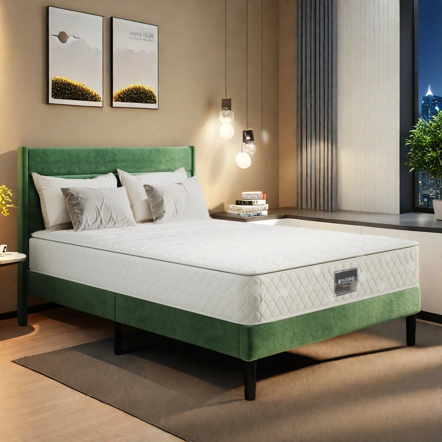 Anajqaqia Madrass 160×200 cm – 7-Zons Ergonomisk Komfort med H3 Fasthet