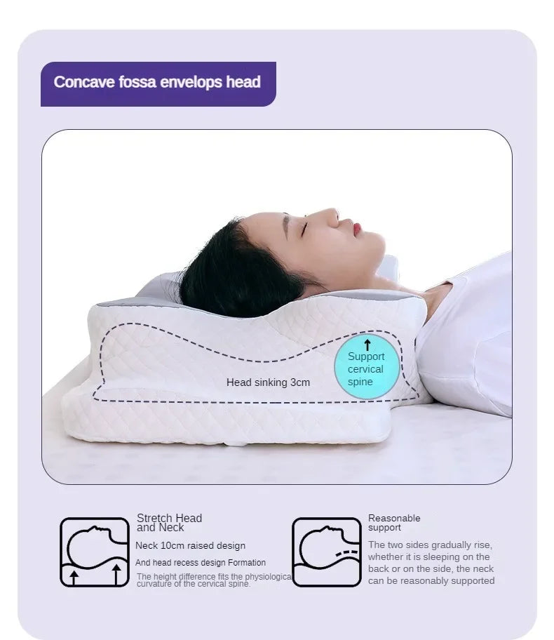 Ergonomisk Nackkudde i Memory Foam – Ortopedisk