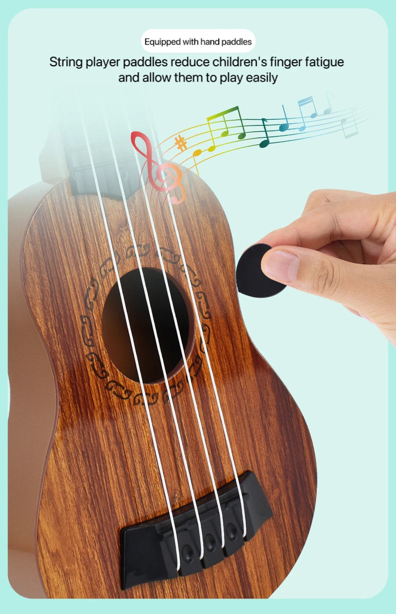 đž Barn-Gitarr 35 cm â Musikleksak med StrĂ€ngar | För Flickor & Pojkar frĂ„n 3 Ă„r