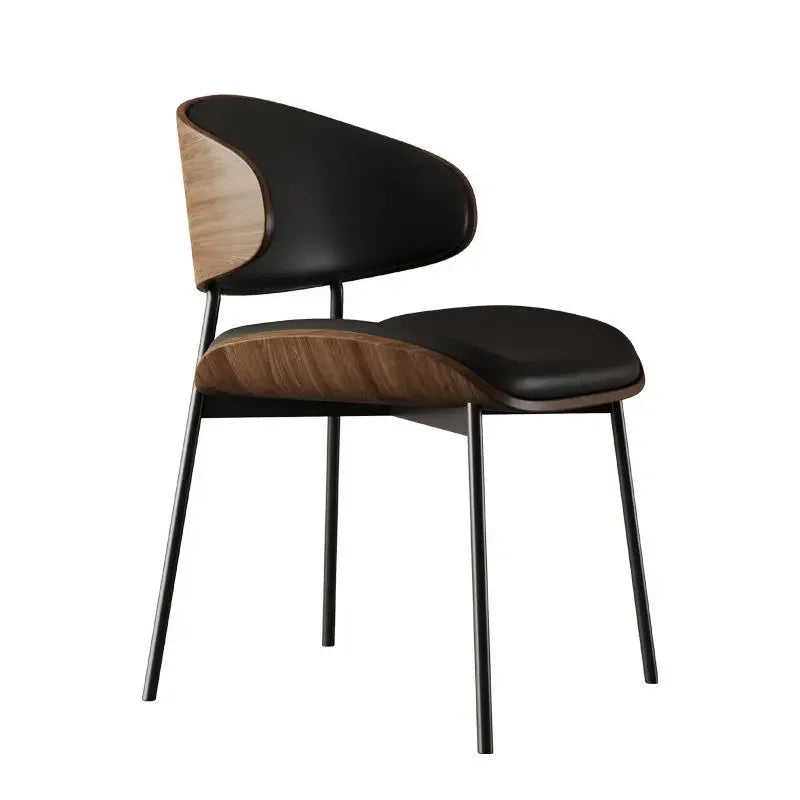 Modern Matstol i Konstläder – Mjuk & Lyxig Design för Vardagsrum eller Café