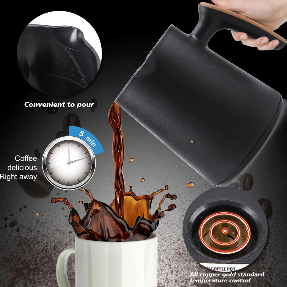 SOKANY Elektrisk Kaffekokare för Turkiskt Kaffe – 250ml, 600W, Enkel Servering