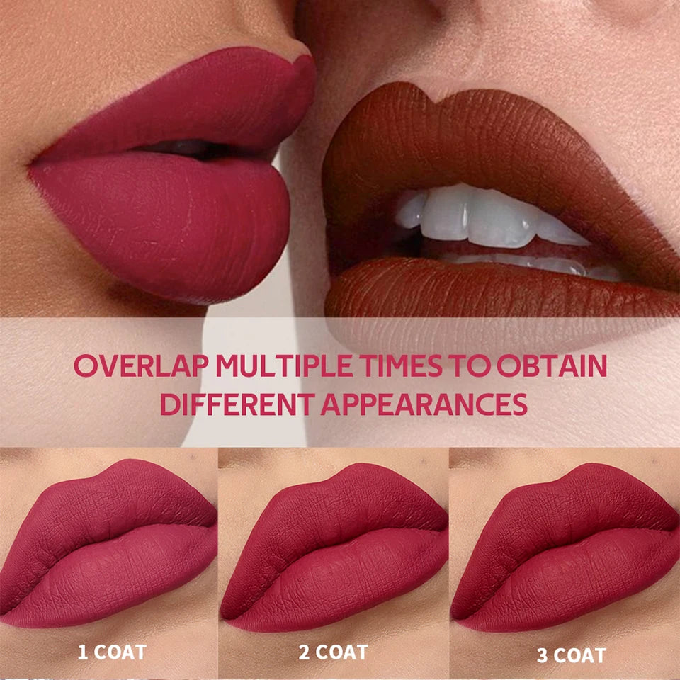 Teddy Lip Tint – Vattenfast Läppfärg med Matt Finish – Upp till 12h Hållbarhet