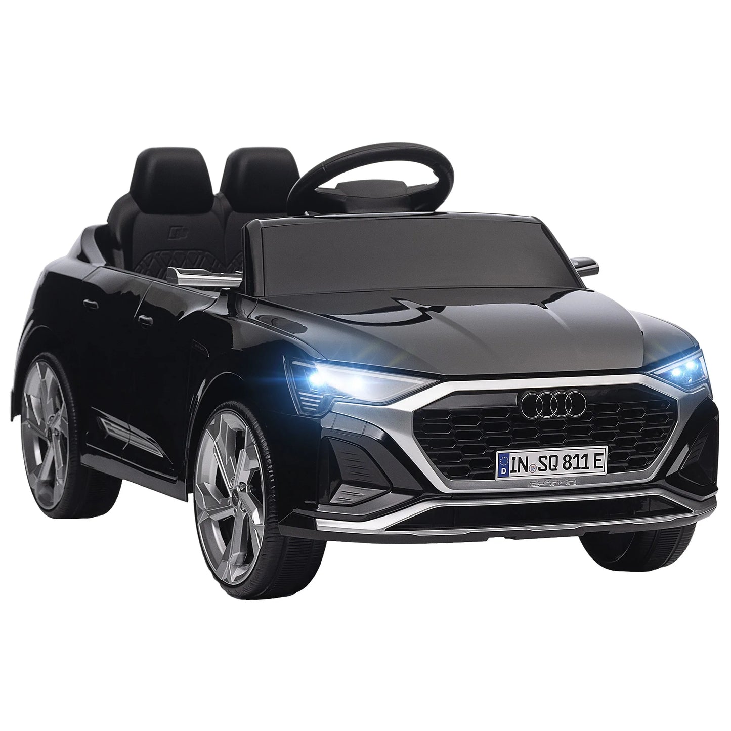 Elbil för Barn – Audi Q8 E-Tron 12V med Musik & Ljus
