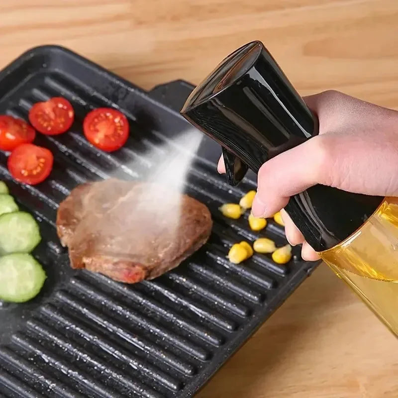 Oljedispenser med Sprayfunktion – 200ml/300ml/500ml – För Matlagning, Grill & Bakning