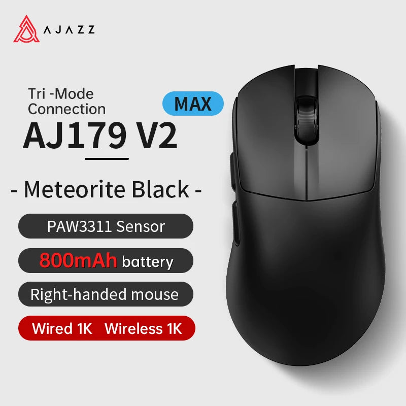 đź AJAZZ AJ179 PRO â TrĂ„dlös & TrĂ„dbunden Gamingmus med Magnetisk Laddningsstation