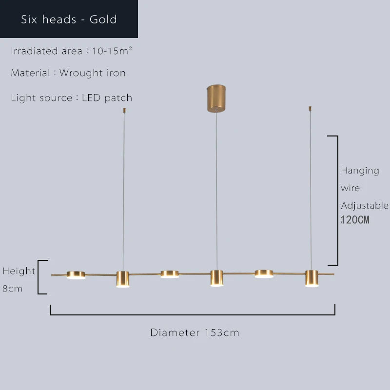 Modern LED Taklampa Dimbar – Vardagsrum & Kök