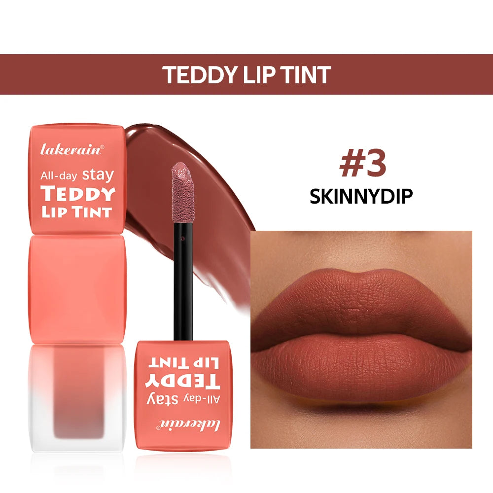 Teddy Lip Tint – Vattenfast Läppfärg med Matt Finish – Upp till 12h Hållbarhet