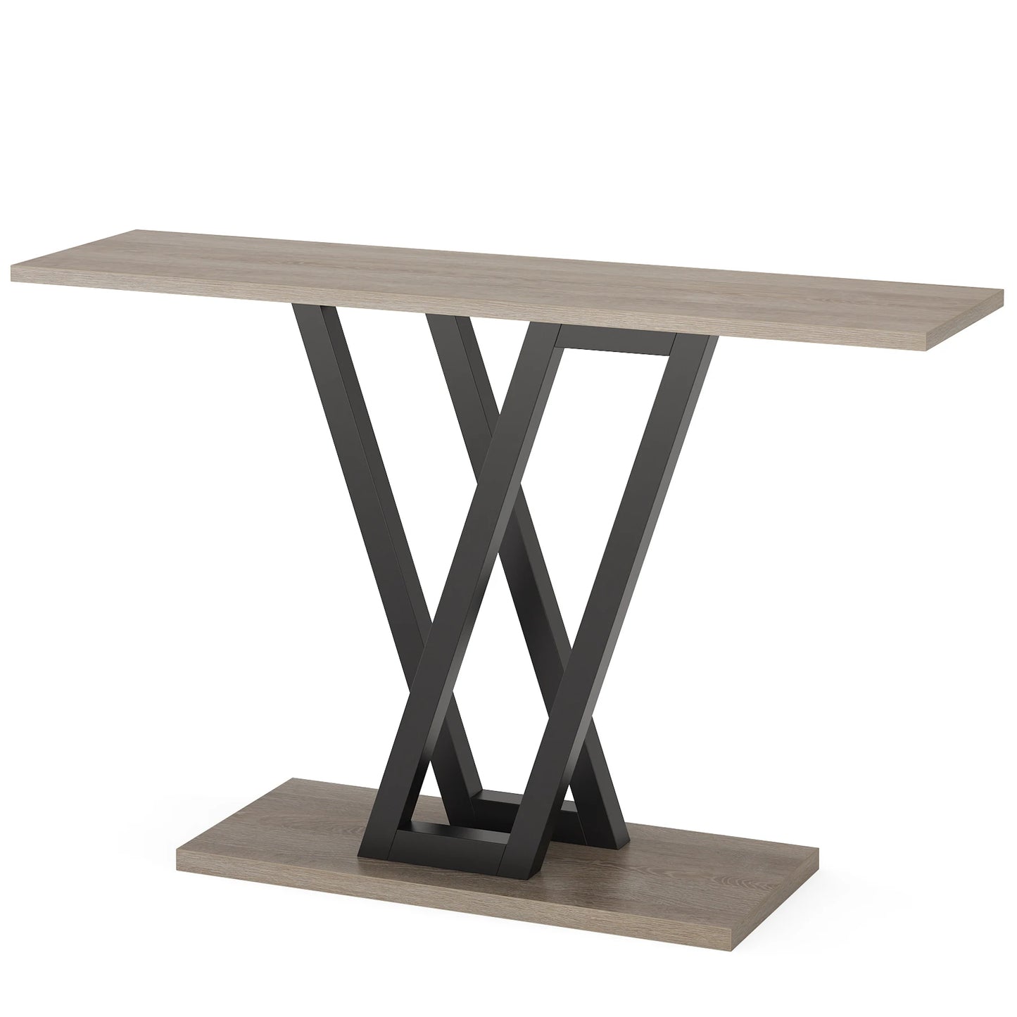 đȘ Tribesigns Konsolbord 110 cm â Industriell Design med V-formade Metallben â För Hall & Vardagsrum