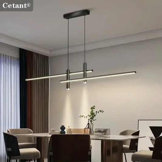 CETANT LED Pendellampa – Justerbar Färgtemperatur & Ljusstyrka med Fjärrkontroll