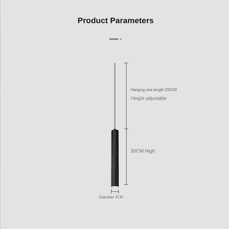 Produktinformation – Modern Nordisk LED Hänglampa